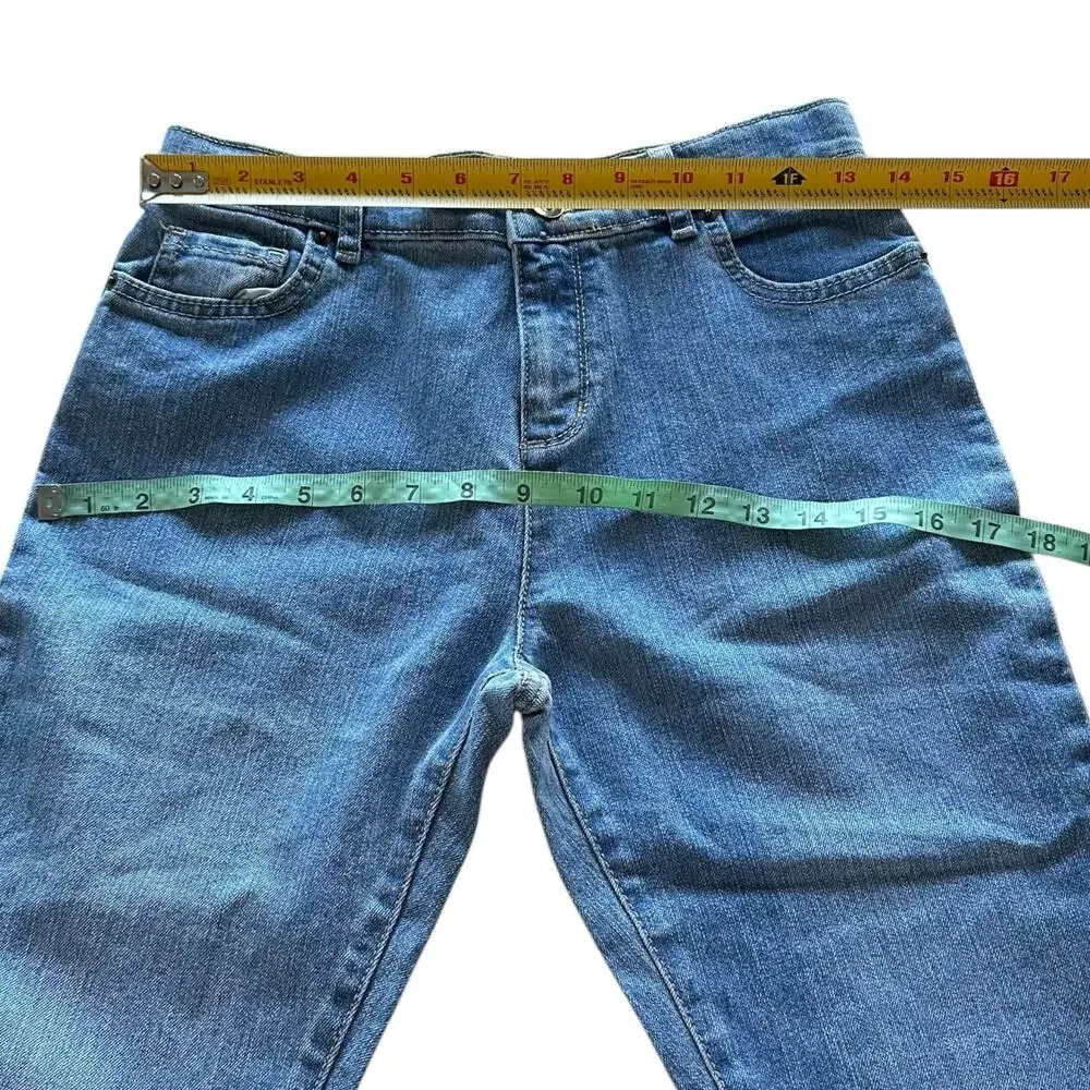 The Children’s Place Girls Size 16 Light Blue Denim Adjustable Jeans